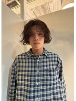 ビハインドザカーテン(BEHIND THE CURTAIN)&nbsp;【癖毛風パーマ】メンズボブパーマ