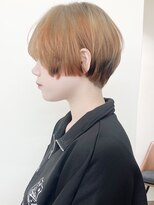 モリオフロムロンドン 原宿本店(morio from London)&nbsp;ハイトーンデザインカラーボブレイヤーハッシュカット