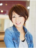 大人かわいいショート