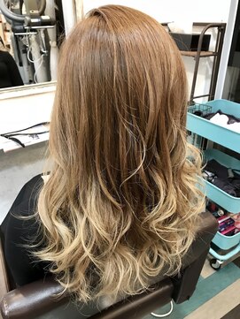 ヘアーアンドエクステンション パチャラ 小岩駅前店(HAIR&EXTENSION PACHARA) 〇外人風カラー〇グラデーションカラー〇ミルクティーベージュ〇