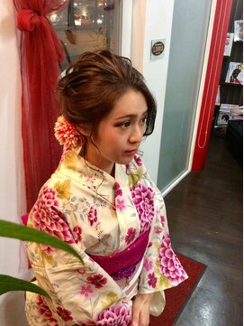リンクス(LINKS) 浴衣着付けヘアアレンジ