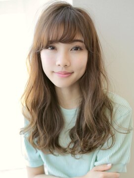 アグ ヘアー カノン 塚本店(Agu hair kanon) ほぐしウェーブのリラックスミディロング