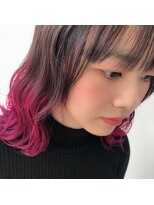 テクライズ 豊橋店(TECHRISE)&nbsp;ピンクブラウン×ビビットピンク