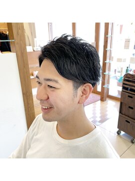 ジールサロン つくば本店 かき上げアップバングショート