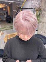 ペレ 渋谷(PELE)&nbsp;YU64_ホワイトピンク ブリーチ2回~