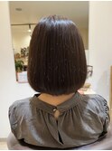 ボブ*透明感カラー