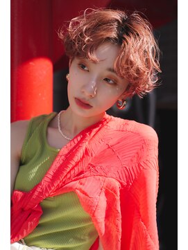 カライングドゥ(ing deux) 大人可愛い20代30代40代黒髪前下がりショートボブ丸みショート◎