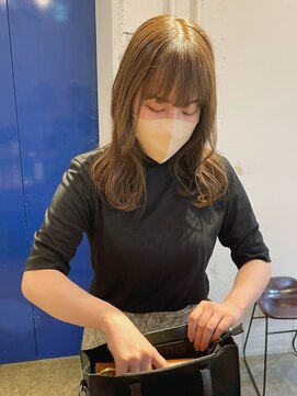 グリーン 渋谷(green) 【MIO】オリーブベージュ×ゆるふわコテ巻き