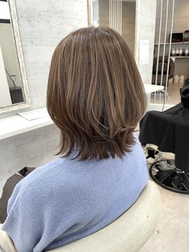 シャルムヘアー(charme hair) くびれレイヤーボブ×ハイライト