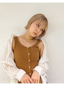 トレス(TRESS) 外ハネボブ　レイヤーボブ　ハイトーンボブ　ミニボブ