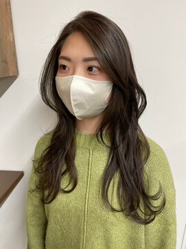 ベルクープス 天王寺店(Belle Coupes) 【BelleCoupes】オリーブグレージュ ブリーチなし アディクシー