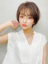 アフロート ディル(AFLOAT D'L)&nbsp;大人かわいい 2wayバング  グレーベージュ 髪質改善