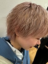 ノブヘアーデザイン 伊勢佐木町店(NOB hairdesign) ケアブリーチピンクベージュ