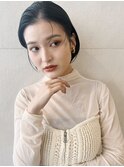 タイトな大人ぷつっとボブ◎