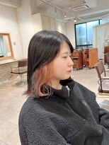 ネオリーブカップ 町田店(Neolive capu)&nbsp;インナーカラー　オレンジ Nolive  capu町田店