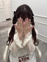 【ヘアメ】ガーリーさんに♪みつあみツイン＊新井