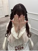 【ヘアメ】ガーリーさんに♪みつあみツイン*新井