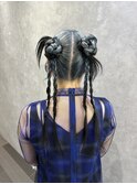 個性派ヘアセット☆