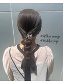 タイトなトップの編みおろしアレンジ/名定