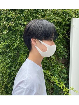 マザー メンズサロン 下北沢(MOTHER men's salon) 韓国風シースルーマッシュ × センターパート