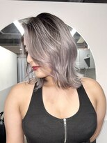 エゴ 池袋(EGO) シルバーバレイヤージュボブ