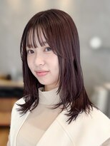 アトロ(Atoro)&nbsp;梅田/暖色カラー/艶カラー/レイヤーカット/顔周り