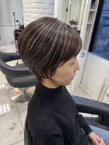 アッシュ 吉祥寺店(Ash)&nbsp;白髪ぼかし/脱白髪染め/白髪/大人女性/髪型/細めハイライト