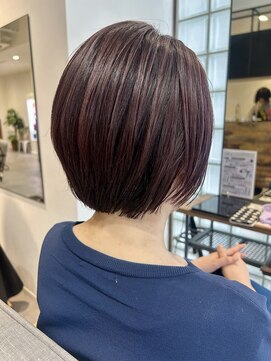 イルダバイグラッシー センター北(iluda by glassi) ショート＊ピンクブラウン〈荒みずほ〉