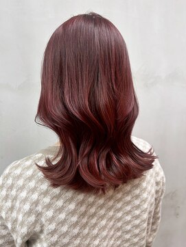 ロングくびれミディ韓国ヘア顔周りレイヤー_ba552703