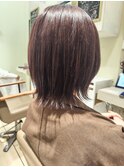 ウルフボブ 切りっぱなし レイヤーボブ