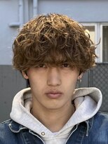 レタッチバイフィフス(RETOUCH by fifth) 原宿波巻きパーマメンズマッシュウルフカットツイストパーマ