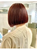 《吉田光ノ丞》チェリーレッド/まとまるボブ