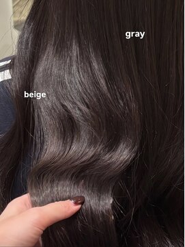 ケリーアン 太田(kelly.un) グレージュ / ベージュ / 透明感カラー