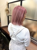 プチメゾントウキョウ(Petit Maison Tokyo)&nbsp;ピンクベージュ_切りっぱなしボブ