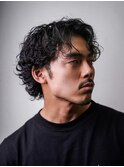 ツイストスパイラルパーマ 上げ 鹿児島 メンズ
