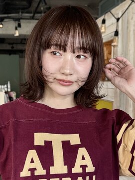 ノラジャーニー(NORA Journey) 上田/レイヤーボブウルフカット顔周りレイヤーハッシュカット