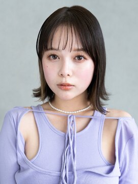 アルバム 銀座(ALBUM GINZA) 外ハネワンカールボブ_F60842