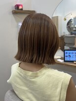 シア 春日部店(SHEER) 外ハネ切りっぱなしボブ 【春日部 せんげん台】