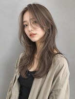 トリニティ(trinity)&nbsp;ケアブリーチ ダブルカラー ミントグレージュ レイヤーカット