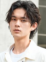 バイフィフス 原宿/表参道(by fifth)&nbsp;原宿ルーズパーマシャドウパーマルーズショートセンターパート