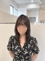 ペティリ(petiRe)&nbsp;ミディアムレイヤー×チョコレートブラウン