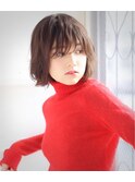 外国人風うざバング♪ショート  インナーカラー　恵比寿