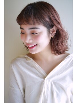 ロロ(ro-ro) 【恵比寿ro-ro】小顔オンマユボブ×暖色系カラー