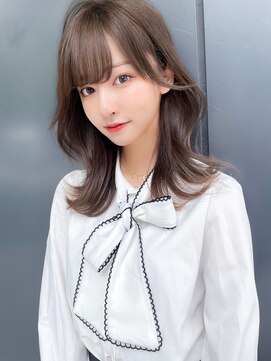 ジーナ 名駅(XENA.) 《xena/中島》鎖骨ミディアム相性◎韓国レイヤー