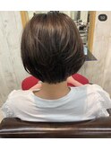 丸みショートボブ