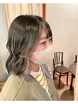 ヘアー メイク コラム コウ hair make column Coo インナーカラー