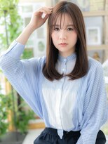 カバーヘアアンドスパ ブリス 浦和西口店(COVER HAIR & SPA bliss) シースルーバングナチュラルエアストレートa浦和20代30代40代