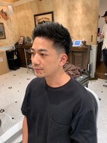 ルドローブラントオオサカ(LUDLOW BLUNT Osaka) 【LUDLOW BLUNT】田村真也 ツーブロック アップバング 30代40代