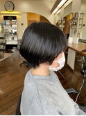 黒髪マッシュ
