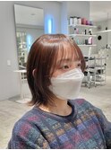 外ハネボブかわいいお顔まわりカット群馬太田フェイスレイヤー